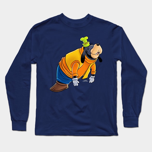 Goofy Manatee Long Sleeve T-Shirt by jomiha